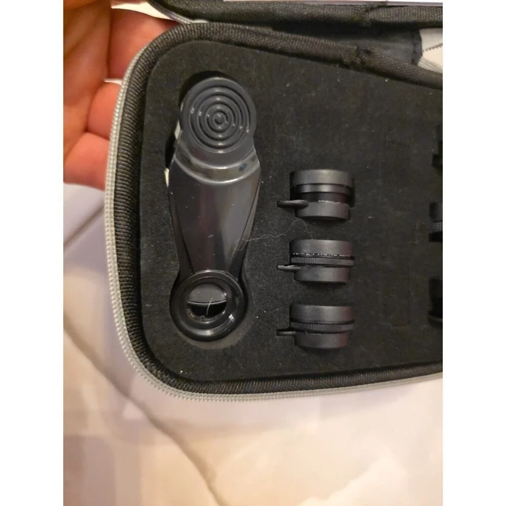 Liginn 9 In 1 Cell Phone Camera Lens Kit Smartphone Attachments w/ Case